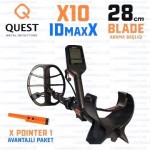 Quest  X10 IDmaxX Dedektör XPointer 1 (Avantajlı Paket)